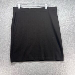J. Jill Elegant Black Pencil Skirt